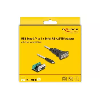 DeLOCK USB 2.0 Type-C į RS-422/485 adapteris 2m 5V