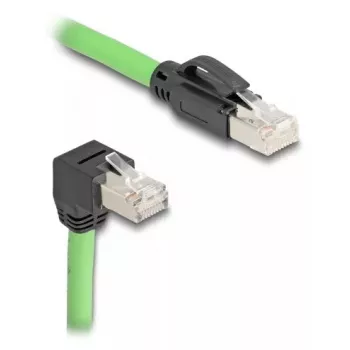 Tinklo kabelis DeLOCK 80897 RJ-45 Cat6a 5 m Juodas Žalias