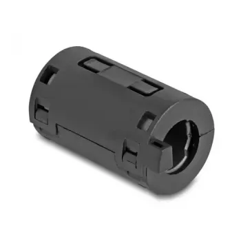 Ferito gnybtas DELOCK 80947, juodas, 36×19,5×18 mm, 2 vnt. pakuotė