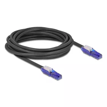 Tinklo kabelis DeLOCK 80929 RJ-45 Cat6 5m Juodai Violetinis