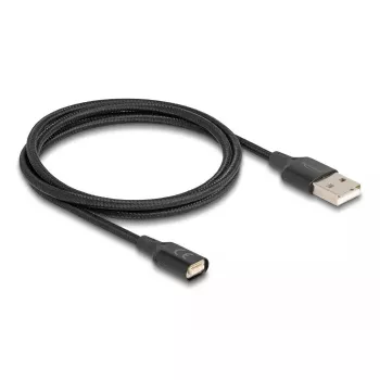 DeLOCK 88167 USB 2.0 Type-A prie magnetinės sąsajos laidas 1m juodas