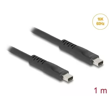 DeLOCK 81176 Mini DisplayPort kabelis 1 m, juodas