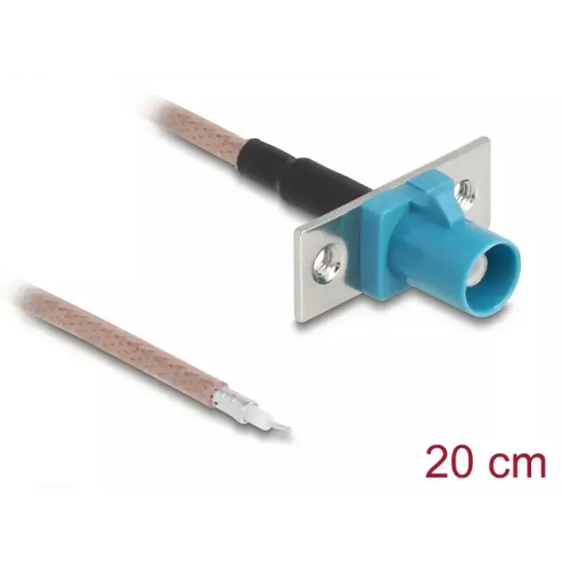 Koaksialinis kabelis DELOCK 90726 RG-316/U 0,2 m su FAKRA Z jungtimi