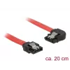 SATA laidas DeLOCK 83962 0.2 m SATA 7 kontaktų raudonas