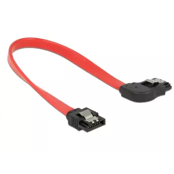 SATA kabelis DeLOCK 83967 0.2 m SATA 7 kontaktų Juoda Raudona