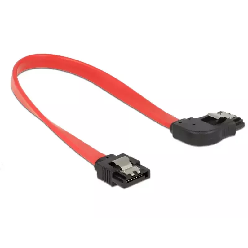 SATA kabelis DeLOCK 83967 0.2 m SATA 7 kontaktų Juoda Raudona