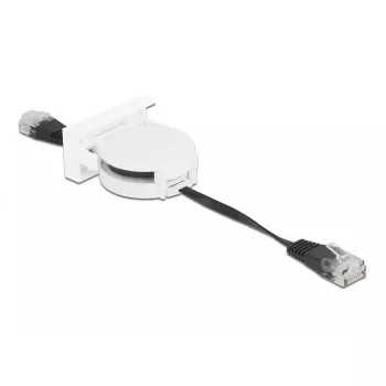 Tinklinis įtraukiamas kabelis DeLOCK Easy 45 modulis RJ45 Cat.5e juodas