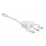 Laidas DeLOCK Easy 45 modulinis USB 2.0 3 in 1 ištraukiamas 0,5 m