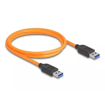 DeLOCK USB kabelis USB Type-A kištukas į USB Type-A kištuką 1 m 5 Gbps oranžinis