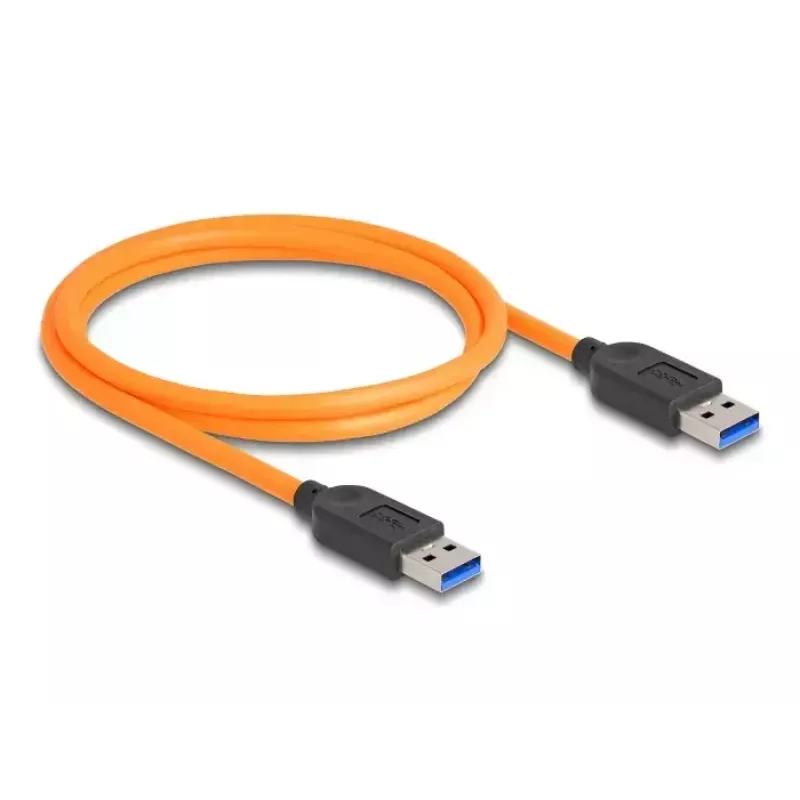 DeLOCK USB kabelis USB Type-A kištukas į USB Type-A kištuką 1 m 5 Gbps oranžinis