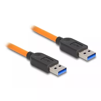 DeLOCK USB kabelis USB Type-A kištukas į USB Type-A kištuką 1 m 5 Gbps oranžinis