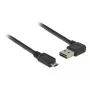 USB kabelis DeLOCK 0,5 m USB 2.0-A USB 2.0 Micro-B