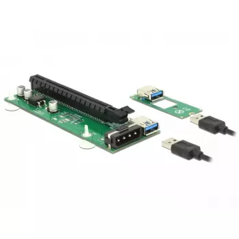 DeLOCK 41428 M.2 2260 PCIe x16 lizdo adapterio kortelė su USB 3.2 Gen 1