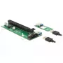 DeLOCK 41428 M.2 2260 PCIe x16 lizdo adapterio kortelė su USB 3.2 Gen 1