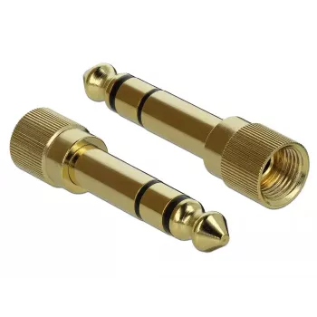 Audio ilginimo kabelis DELOCK 85834 — 3,5 mm kištukas į 3,5 mm lizdą, paauksuoti kontaktai, 5 m, juodas