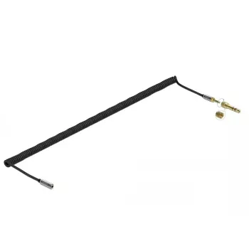 Audio ilginimo kabelis DELOCK 85834 — 3,5 mm kištukas į 3,5 mm lizdą, paauksuoti kontaktai, 5 m, juodas