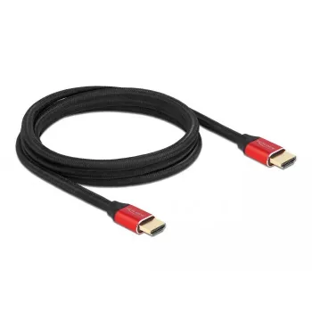 HDMI kabelis DeLOCK Ultra High Speed 48 Gbps 8K 60 Hz raudonas 2 m