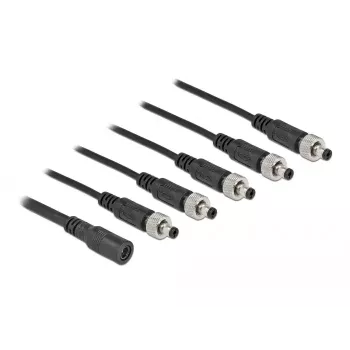 Cable skirstytuvas DeLOCK 86590 5.5 x 2.1 mm 1 x moteriška iki 5 x vyriški prisukami