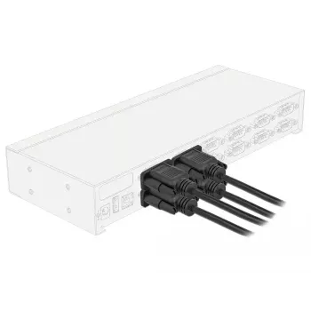 Serijinis kabelis DeLOCK 87785 Juodas 2m DB-9