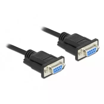 Serijinis kabelis DeLOCK 87785 Juodas 2m DB-9