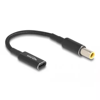 DeLOCK adapterinis kabelis USB Type-C lizdas – IBM 7,9 x 5,5 mm kištukas, 15 cm