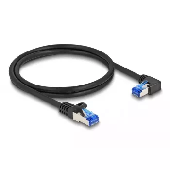DeLOCK RJ45 Cat.6A S/FTP tinklo kabelis 1 m juodas