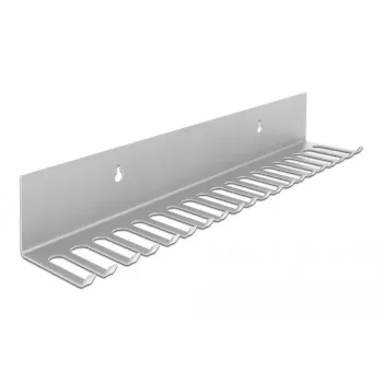 Kabelių laikiklis DeLOCK 318 x 65 mm sieninis montavimas pilkas