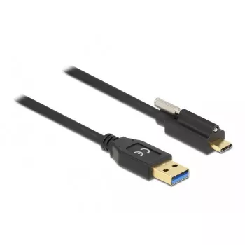 USB kabelis DeLOCK 84028 1,5 m USB 3.2 Gen 1 USB A USB C juodas