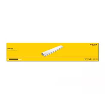 Kabelių kanalas DeLOCK 20885 montavimui po stalu 63 x 28 mm baltas 2 vnt.