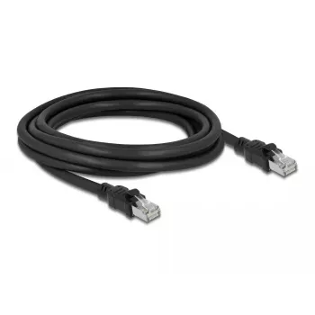 Tinklo kabelis DeLOCK RJ45 Cat.6A F/UTP 3m Juodas