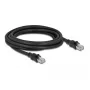 Tinklo kabelis DeLOCK RJ45 Cat.6A F/UTP 3m Juodas
