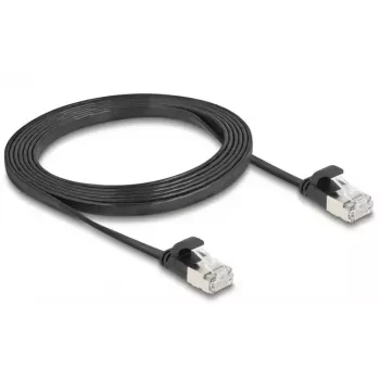 DeLOCK 81165 Tinklo kabelis Cat6a 2 m juodas