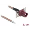 Koaksialinis kabelis DELOCK 90729 RG-316/U 0.2 m su FAKRA D jungtimi, rudas