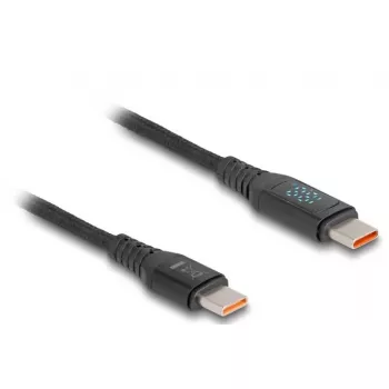 DeLOCK USB 2.0 greitojo įkrovimo laidas USB Type-C vyriškas į vyrišką 1,20 m 140 W