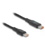 DeLOCK USB 2.0 greitojo įkrovimo laidas USB Type-C vyriškas į vyrišką 1,20 m 140 W