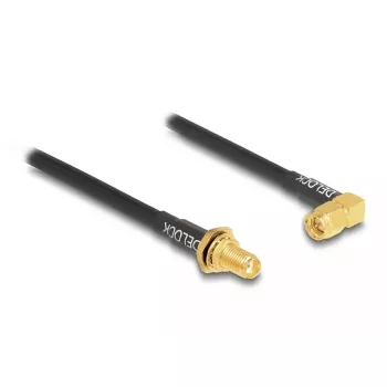 Koaksialinis kabelis DeLOCK 12110 0,3 m SMA juodas