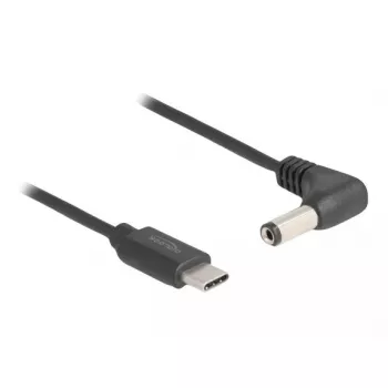 DeLOCK 85398 maitinimo laidas 1,5 m USB C 5,5 x 2,1 mm juodas
