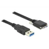 USB laidas DeLOCK 2m USB 3.0 USB 3.2 Gen 1 Micro-USB B juodas