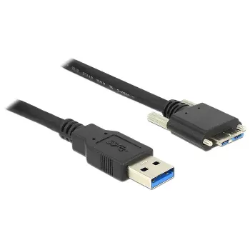 USB laidas DeLOCK 2m USB 3.0 USB 3.2 Gen 1 Micro-USB B juodas