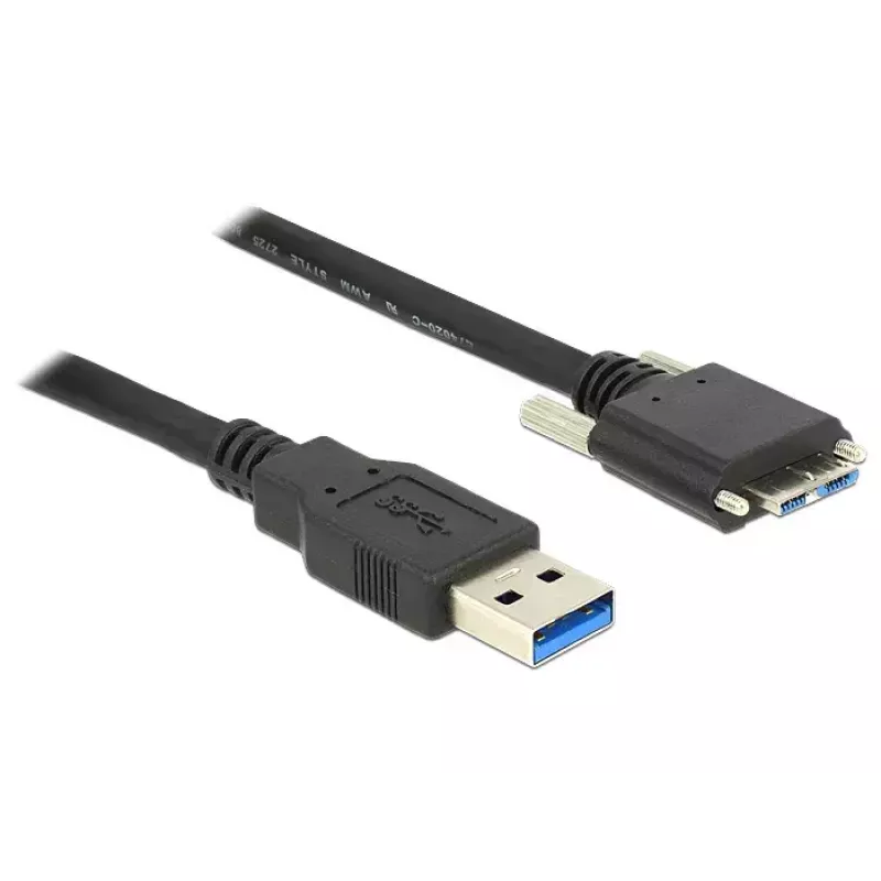 USB laidas DeLOCK 2m USB 3.0 USB 3.2 Gen 1 Micro-USB B juodas