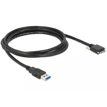 USB laidas DeLOCK 2m USB 3.0 USB 3.2 Gen 1 Micro-USB B juodas