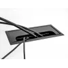 Kabelių pravedimo įdėklas DELOCK 66856, 80×160×28 mm, juodas, 1 vnt.