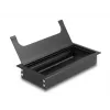 Kabelių pravedimo įdėklas DELOCK 66856, 80×160×28 mm, juodas, 1 vnt.