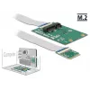 DeLOCK 62848 vidinė sąsajos plokštė M.2 Mini PCI Express