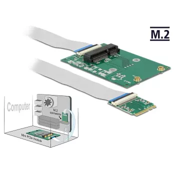 DeLOCK 62848 vidinė sąsajos plokštė M.2 Mini PCI Express