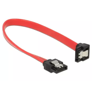 SATA kabelis DeLOCK 83977 0,2 m Juodas Raudonas