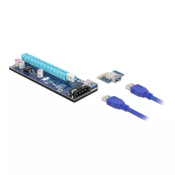 DeLOCK 41430 PCI Express x1 į x16 lankstusis adapteris (riser card) su 60 cm kabeliu
