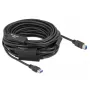 USB laidas DeLOCK 85382 USB 3.2 Gen 1 20 m USB A USB B juodas