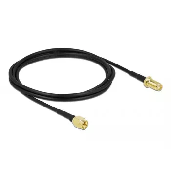 Anteninis kabelis DeLOCK SMA kištukas – SMA lizdas LMR/CFD100 2 m