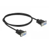 DeLOCK RS-232 nulinio modemo laidas D-Sub 9 motina–motina 87278